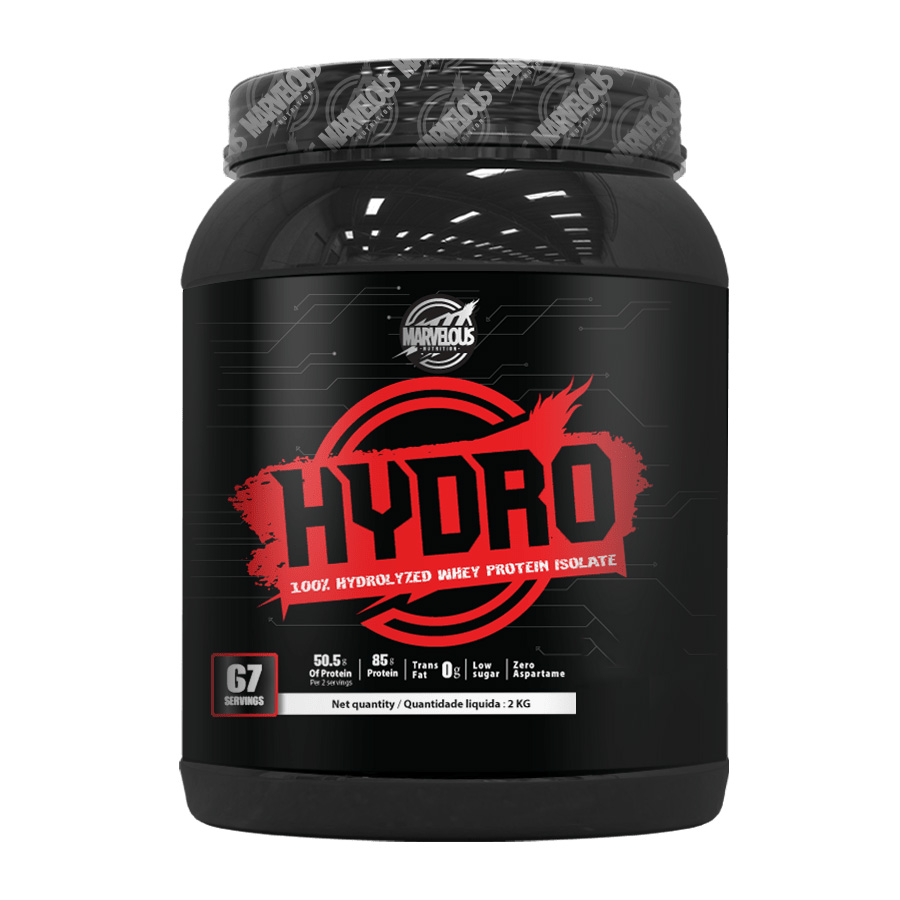 Marvelous Nutrition Hydro 100 Hydrolyzed Whey Protein Isolate67Serv
